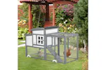 PawHut Chicken Coop with Run Hen House | Multi PawHut Chicken Coop with Run Hen House | Multi