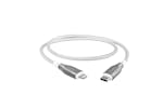 Cygnett Armoured Lightning USB-C Cable | 1m | Braided White Cygnett Armoured Lightning USB-C Cable | 1m | Braided White