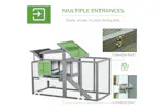 PawHut Chicken Coop with Run Hen House | Multi PawHut Chicken Coop with Run Hen House | Multi