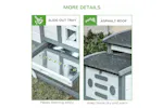 PawHut Chicken Coop with Run Hen House | Multi PawHut Chicken Coop with Run Hen House | Multi