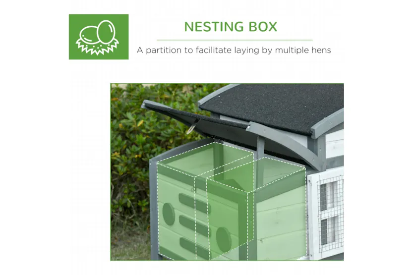 PawHut Chicken Coop with Run Hen House | Multi PawHut Chicken Coop with Run Hen House | Multi