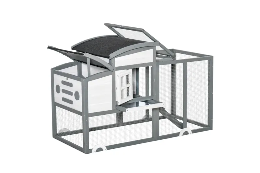 PawHut Chicken Coop with Run Hen House | Multi PawHut Chicken Coop with Run Hen House | Multi