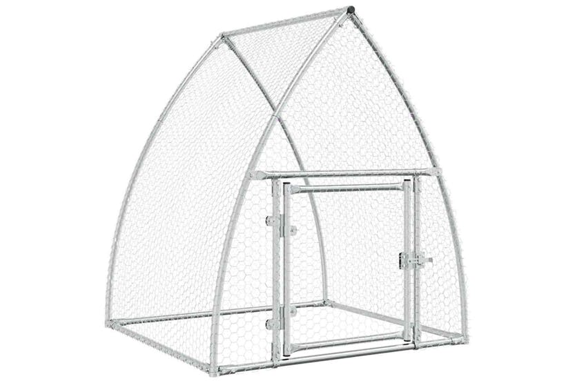 Vidaxl Chicken Cage Silver 100x105x120 Cm Galvanised Steel Vidaxl Chicken Cage Silver 100x105x120 Cm Galvanised Steel