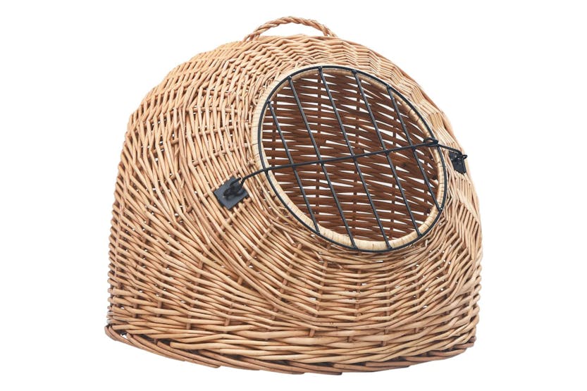 vidaXL 170908 Cat Transporter 50x42x40cm Natural Willow vidaXL 170908 Cat Transporter 50x42x40cm Natural Willow