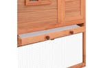 vidaXL 170864 Chicken Coop With Nest Box Solid Fir Wood vidaXL 170864 Chicken Coop With Nest Box Solid Fir Wood