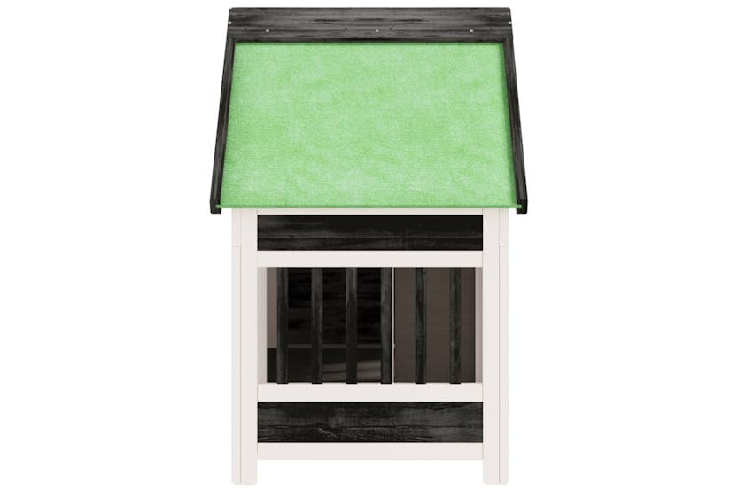 vidaXL 172268 Dog Kennel Grey 96x60.5x87cm Solid Wood Pine vidaXL 172268 Dog Kennel Grey 96x60.5x87cm Solid Wood Pine