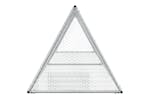 vidaXL 3281531 Rabbit Cage Silver 400x105x91cm Galvanised Steel vidaXL 3281531 Rabbit Cage Silver 400x105x91cm Galvanised Steel
