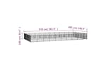 vidaXL 3124640 Outdoor Dog Kennel Steel 47.05 M2 vidaXL 3124640 Outdoor Dog Kennel Steel 47.05 M2