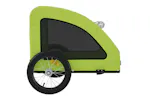 vidaXL 93962 Pet Bike Trailer Green Oxford Fabric And Iron vidaXL 93962 Pet Bike Trailer Green Oxford Fabric And Iron