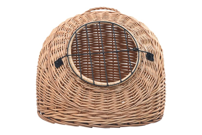 vidaXL 170908 Cat Transporter 50x42x40cm Natural Willow vidaXL 170908 Cat Transporter 50x42x40cm Natural Willow