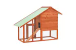 vidaXL 170868 Rabbit Hutch 140x63x120cm Solid Firwood vidaXL 170868 Rabbit Hutch 140x63x120cm Solid Firwood