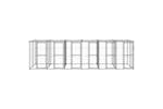 vidaXL 3082253 Outdoor Dog Kennel Steel With Roof 14.52 M2 vidaXL 3082253 Outdoor Dog Kennel Steel With Roof 14.52 M2