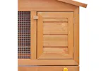vidaXL 170160 Outdoor Rabbit Hutch Small Animal House Pet Cage 3 Doors Wood vidaXL 170160 Outdoor Rabbit Hutch Small Animal House Pet Cage 3 Doors Wood