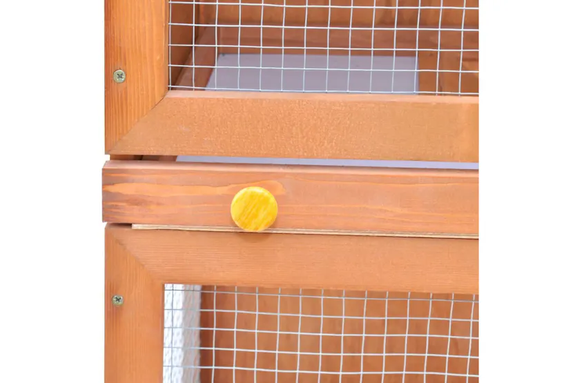 vidaXL 170158 Outdoor Rabbit Hutch Small Animal House Pet Cage 1 Door Wood vidaXL 170158 Outdoor Rabbit Hutch Small Animal House Pet Cage 1 Door Wood