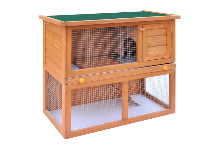 vidaXL 170158 Outdoor Rabbit Hutch Small Animal House Pet Cage 1 Door Wood vidaXL 170158 Outdoor Rabbit Hutch Small Animal House Pet Cage 1 Door Wood