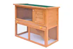 vidaXL 170158 Outdoor Rabbit Hutch Small Animal House Pet Cage 1 Door Wood vidaXL 170158 Outdoor Rabbit Hutch Small Animal House Pet Cage 1 Door Wood
