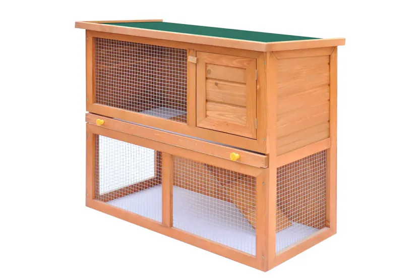 vidaXL 170158 Outdoor Rabbit Hutch Small Animal House Pet Cage 1 Door Wood vidaXL 170158 Outdoor Rabbit Hutch Small Animal House Pet Cage 1 Door Wood