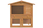 vidaXL 170160 Outdoor Rabbit Hutch Small Animal House Pet Cage 3 Doors Wood vidaXL 170160 Outdoor Rabbit Hutch Small Animal House Pet Cage 3 Doors Wood