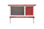 vidaXL 170830 Outdoor Rabbit Hutch 1 Layer Red Wood vidaXL 170830 Outdoor Rabbit Hutch 1 Layer Red Wood