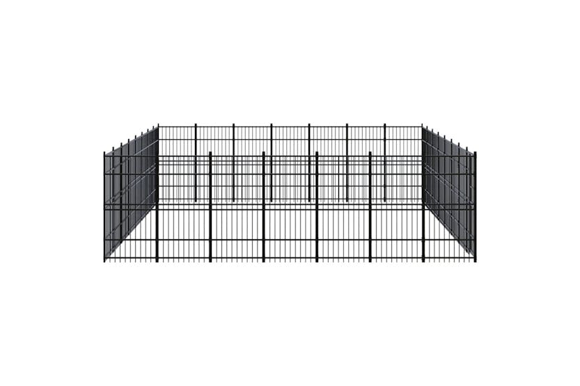 vidaXL 3098001 Outdoor Dog Kennel Steel 51.61 M2 vidaXL 3098001 Outdoor Dog Kennel Steel 51.61 M2