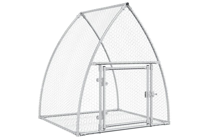vidaXL 3281527 Rabbit Cage Silver 100x105x120cm Galvanised Steel vidaXL 3281527 Rabbit Cage Silver 100x105x120cm Galvanised Steel