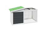 vidaXL 172290 Rabbit Hutch Grey 100.5x54x55cm Solid Wood Pine vidaXL 172290 Rabbit Hutch Grey 100.5x54x55cm Solid Wood Pine