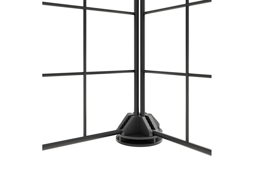 vidaXL 3114023 52-panel Pet Cage With Door Black 35x35cm Steel vidaXL 3114023 52-panel Pet Cage With Door Black 35x35cm Steel