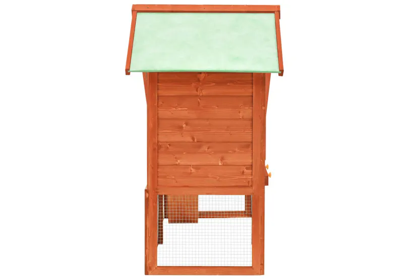vidaXL 170868 Rabbit Hutch 140x63x120cm Solid Firwood vidaXL 170868 Rabbit Hutch 140x63x120cm Solid Firwood