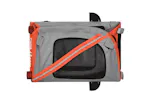 vidaXL 93886 Pet Bike Trailer Orange And Black Oxford Fabric And Iron vidaXL 93886 Pet Bike Trailer Orange And Black Oxford Fabric And Iron