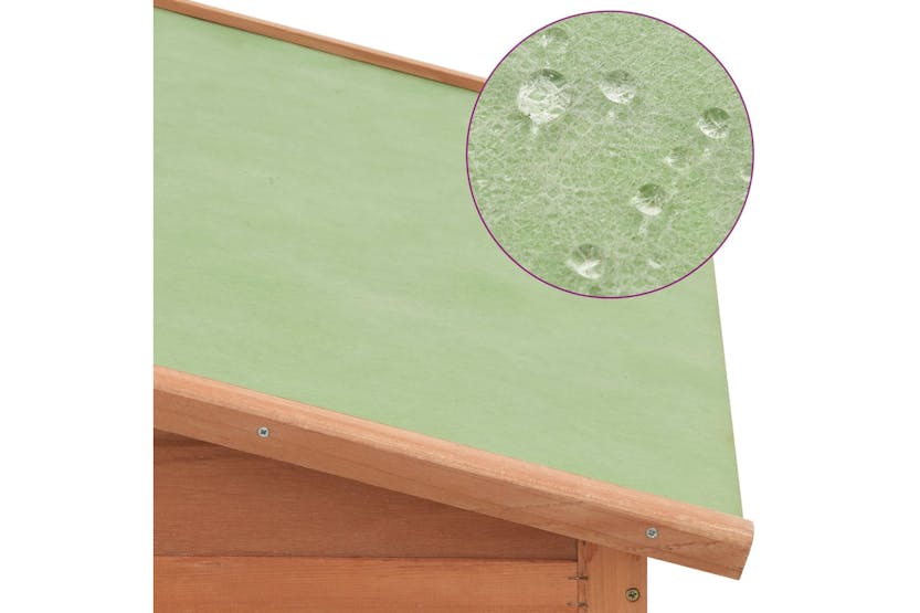 vidaXL 170864 Chicken Coop With Nest Box Solid Fir Wood vidaXL 170864 Chicken Coop With Nest Box Solid Fir Wood