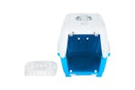 vidaXL 172216 Pet Carrier White And Blue 48x31.5x33cm Polypropylene vidaXL 172216 Pet Carrier White And Blue 48x31.5x33cm Polypropylene