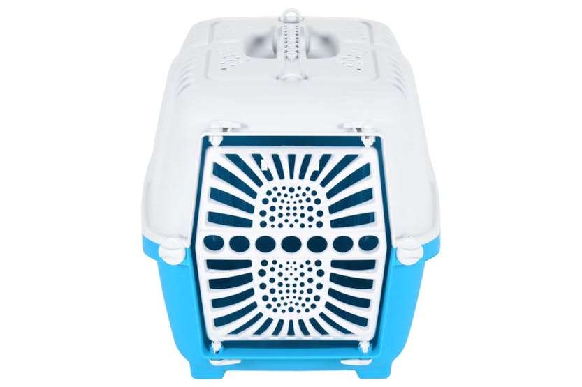 vidaXL 172216 Pet Carrier White And Blue 48x31.5x33cm Polypropylene vidaXL 172216 Pet Carrier White And Blue 48x31.5x33cm Polypropylene