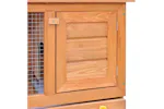 vidaXL 170158 Outdoor Rabbit Hutch Small Animal House Pet Cage 1 Door Wood vidaXL 170158 Outdoor Rabbit Hutch Small Animal House Pet Cage 1 Door Wood