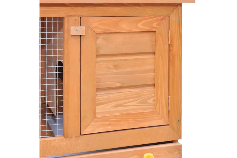 vidaXL 170158 Outdoor Rabbit Hutch Small Animal House Pet Cage 1 Door Wood vidaXL 170158 Outdoor Rabbit Hutch Small Animal House Pet Cage 1 Door Wood
