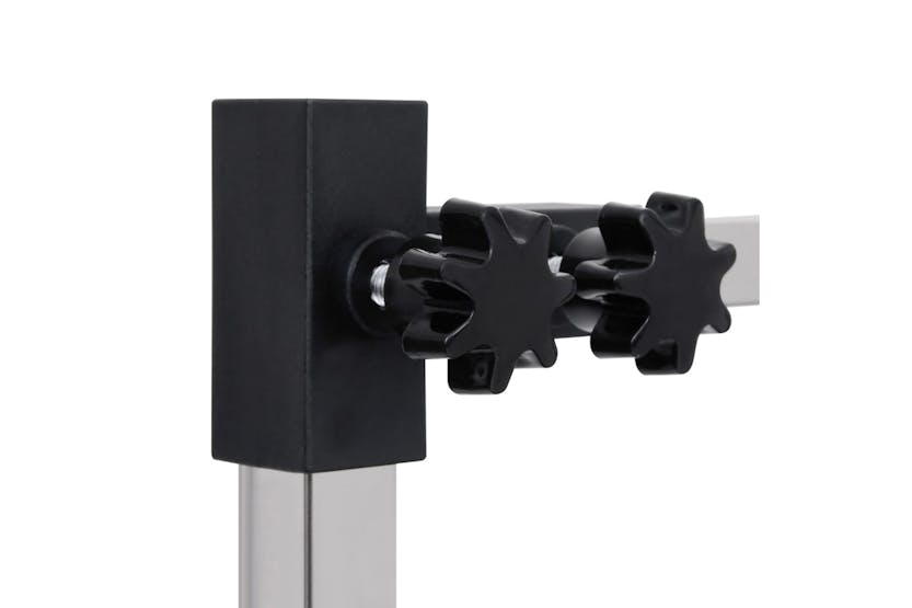 vidaXL 171070 Adjustable Dog Grooming Table With 2 Loops And Basket vidaXL 171070 Adjustable Dog Grooming Table With 2 Loops And Basket