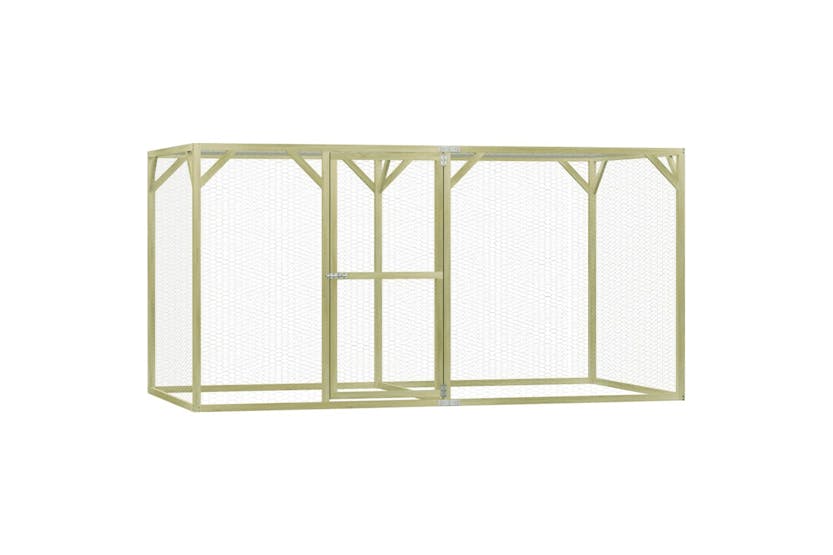 vidaXL 278404 Chicken Cage 1.5x3x1.5 M Impregnated Pinewood vidaXL 278404 Chicken Cage 1.5x3x1.5 M Impregnated Pinewood