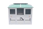 vidaXL 170344 Animal Rabbit Cage Double Floor Wood vidaXL 170344 Animal Rabbit Cage Double Floor Wood