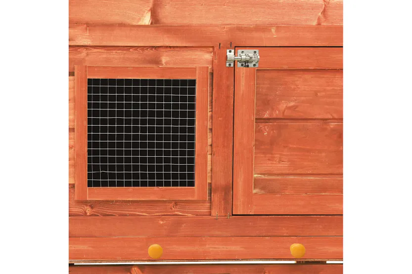 vidaXL 170868 Rabbit Hutch 140x63x120cm Solid Firwood vidaXL 170868 Rabbit Hutch 140x63x120cm Solid Firwood