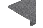 vidaXL Stair Mats 15 Pcs Needle Punch 65x21x4cm Light Grey vidaXL Stair Mats 15 Pcs Needle Punch 65x21x4cm Light Grey