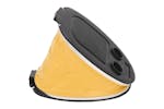 vidaXL Foot Pump 26x18cm Pp And Pe Grey And Yellow vidaXL Foot Pump 26x18cm Pp And Pe Grey And Yellow