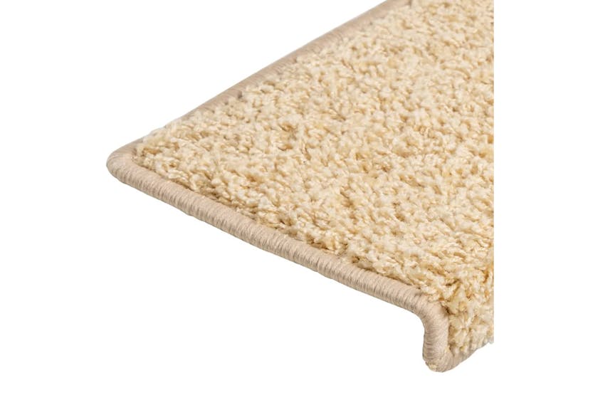 vidaXL Stair Mats 10 Pcs 65x21x4cm Brown vidaXL Stair Mats 10 Pcs 65x21x4cm Brown