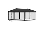 vidaXL Folding Party Tent With Sidewalls Anthracite 3x6 M vidaXL Folding Party Tent With Sidewalls Anthracite 3x6 M