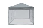 vidaXL Folding Party Tent With Sidewalls Anthracite 3x6 M vidaXL Folding Party Tent With Sidewalls Anthracite 3x6 M