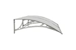 vidaXL Door Canopy Grey 150x75cm Polycarbonate vidaXL Door Canopy Grey 150x75cm Polycarbonate