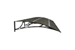 vidaXL Door Canopy Black 400x100cm Polycarbonate vidaXL Door Canopy Black 400x100cm Polycarbonate
