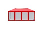 vidaXL Folding Party Tent With Sidewalls Red 3x6 M vidaXL Folding Party Tent With Sidewalls Red 3x6 M