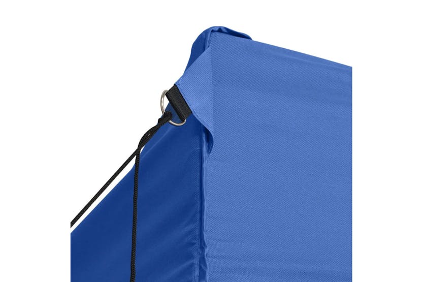 vidaXL Professional Folding Party Tent With 4 Sidewalls 3x4 M Steel Blue vidaXL Professional Folding Party Tent With 4 Sidewalls 3x4 M Steel Blue