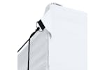 vidaXL Foldable Patry Tent With 3 Sidewalls 3x4.5 M White vidaXL Foldable Patry Tent With 3 Sidewalls 3x4.5 M White