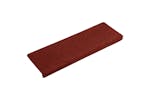 vidaXL Stair Mats 5 Pcs Bordeaux Red 65x21x4cm Needle Punch vidaXL Stair Mats 5 Pcs Bordeaux Red 65x21x4cm Needle Punch