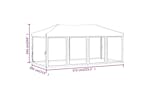 vidaXL Folding Party Tent With Sidewalls Anthracite 3x6 M vidaXL Folding Party Tent With Sidewalls Anthracite 3x6 M